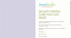 Desktop Screenshot of dentalgarden.net